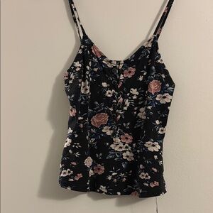 American Eagle Outfitters Navy Floral Camisole